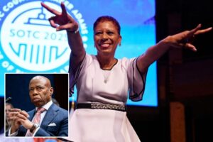 Read more about the article Adrienne Adams joins NYC mayoral race, blasts rival Eric Adams