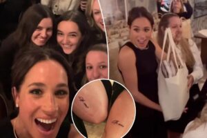 Read more about the article Meghan Markle surprises longtime fans at a special Netflix screening — and they show off their ‘As Ever’ tattoos