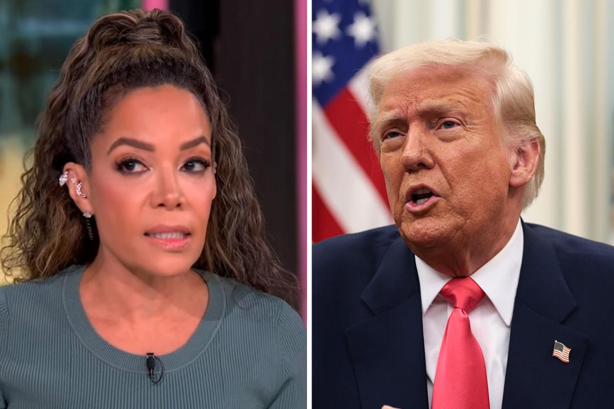 You are currently viewing ‘The View’s Sunny Hostin Drags Trump For “Tanking” The Economy